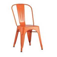 Барный стул Tolix оранжевый глянцевый YD-H440B LG-05