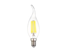 Лампа светодиодная филаментная Ambrella light E14 6W 3000K прозрачная 202214 2