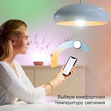 Лампа светодиодная диммируемая Gauss Smart Home E14 5W 2700-6500K матовая 1110112 4