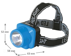 Налобный светодиодный фонарь Ultraflash Headlite аккумуляторный 63х58 10 лм LED5374 12427 2