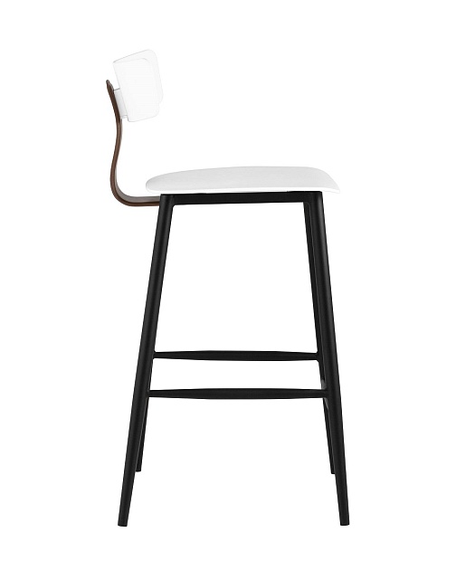 Полубарный стул Stool Group ANT пластиковый белый 8333A white фото 3