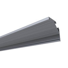 Комплект алюминиевого углового профиля Apeyron с широким рассеивателем, 2шт*1м 08-08-02 4