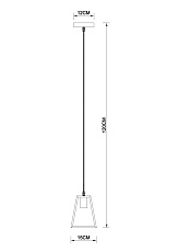 Подвесной светильник Arte Lamp Brussels A8030SP-1BK 1