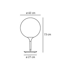 Настольная лампа Artemide Castore 1048010A 1