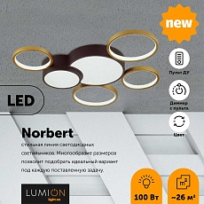 Потолочный светодиодный светильник Lumion Ledio Norbert 5255/99CL 1