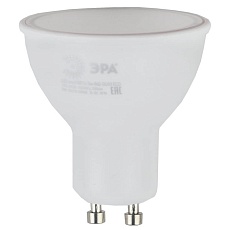 Лампа светодиодная ЭРА GU10 5W 2700K матовая ECO LED MR16-5W-827-GU10 Б0019062