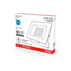 Прожектор светодиодный Gauss Elementary Промо 100W 6500К 613100100P 1