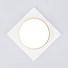 Встраиваемый светильник Elektrostandard 116 MR16 золото/белый a053346 4