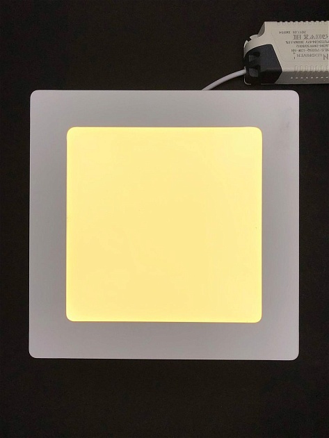 Настенно-потолочный светодиодный светильник Elvan NLS-702SQ-12W-WH-Wh фото 8