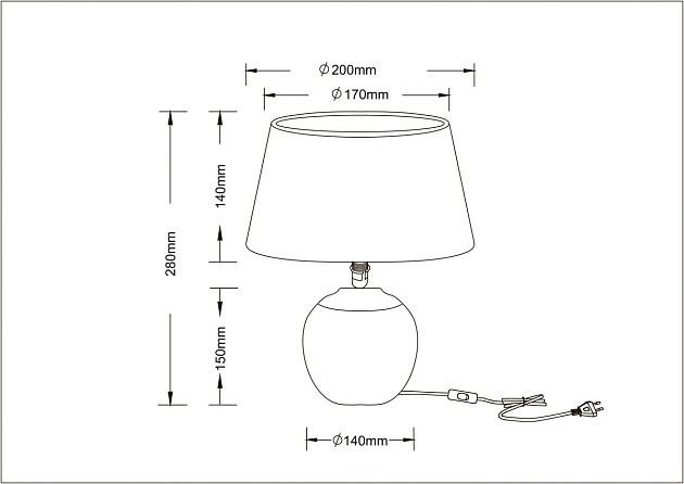 Настольная лампа Arte Lamp Scheat A5033LT-1WH фото 2