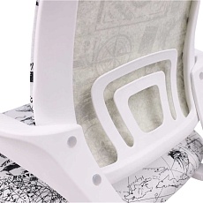 Детское кресло AksHome Ricci серый, кругосветное путешествие, ткань 72602 5