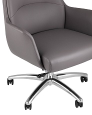 Кресло руководителя TopChairs Viking серое A025 DL001-22 1