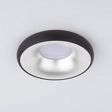 Встраиваемый светильник Elektrostandard 118 MR16 серебро/черный a053349 1
