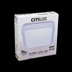 Потолочный светодиодный светильник Citilux Альпина CL718K22 1