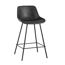 Полубарный стул Stool Group TEXAS экокожа серый 9090C
