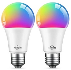 Лампа светодиодная диммируемая NiteBird Smart Bulb E26 9W 2700K-6500K WB4-2 pcs/pack