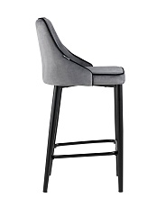 Полубарный стул Stool Group Коби велюр серый AV 434-H15/75-08(PP) 2