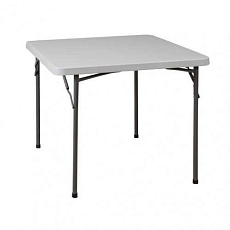 Садовый стол AksHome белый, hdpe-пластик, квадратный 65908