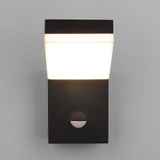 Уличный настенный светодиодный светильник Elektrostandard Sensor 1541 Techno Led черный a053946 3