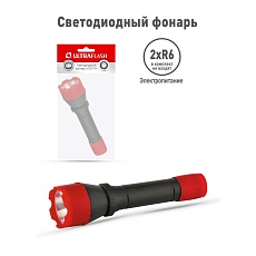 Ручной светодиодный фонарь Ultraflash Т от батареек 150х35 15 лм 6102-TH 11787 2