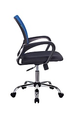 Офисное кресло Бюрократ CH-695SL спинка сетка синий TW-05 сиденье черный TW-11 крестовина хром 1