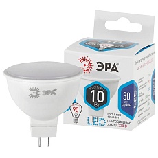 Лампа светодиодная ЭРА GU5.3 10W 4000K матовая LED MR16-10W-840-GU5.3 Б0032996 2