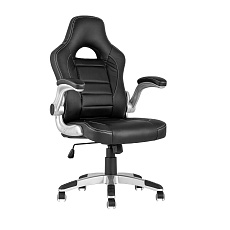 Игровое кресло TopChairs Genesis черное SA-R-10 black