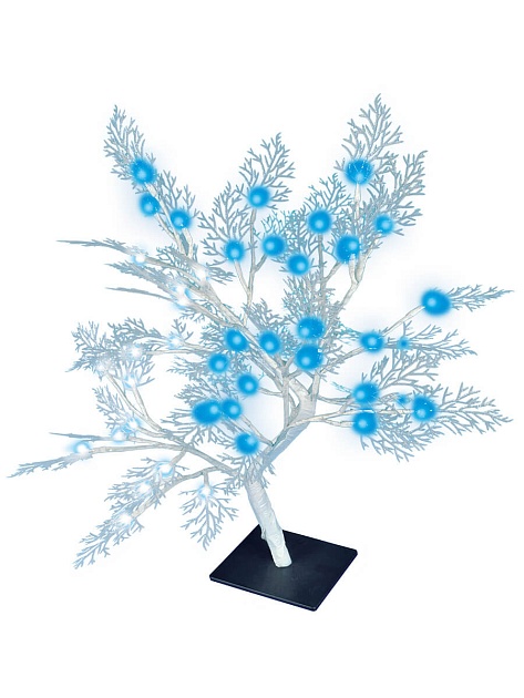 Светодиодное дерево 35х35х50см Uniel ULD-T3550-054/SWA WHITE-BLUE IP20 FROST UL-00001400 фото 3