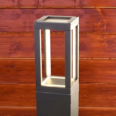 Уличный светодиодный светильник Elektrostandard Frame 1529 Techno Led серый a051860 2