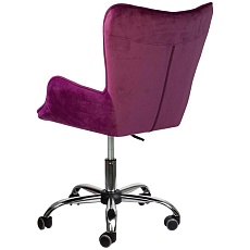 Поворотное кресло AksHome Bella фиолетовый, велюр 61452 3