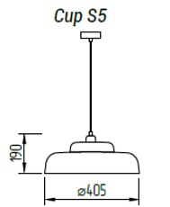 Подвесной светильник TopDecor Cup S5 09 1