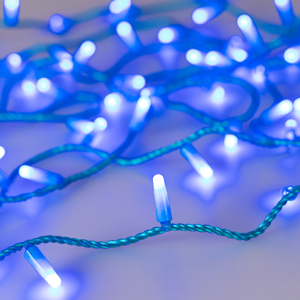 

Уличная светодиодная гирлянда Ardecoled нить 230V синий ARD-String-Classic-10000-Blue-100Led-Milk-Flash Blue 031199, 031199 Classic