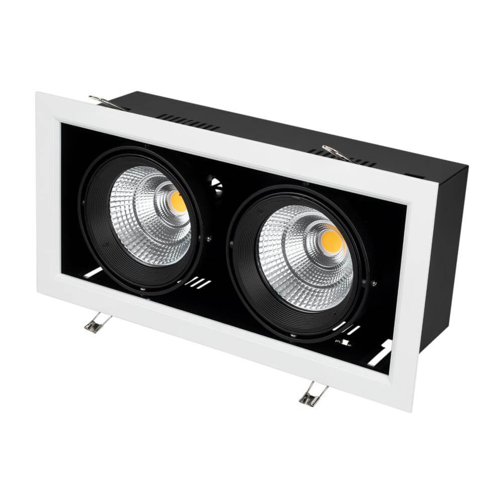 

Встраиваемый светодиодный светильник Arlight CL-Kardan-S375x190-2x25W White6000 028862, Белый, 028862 CL-Kardan