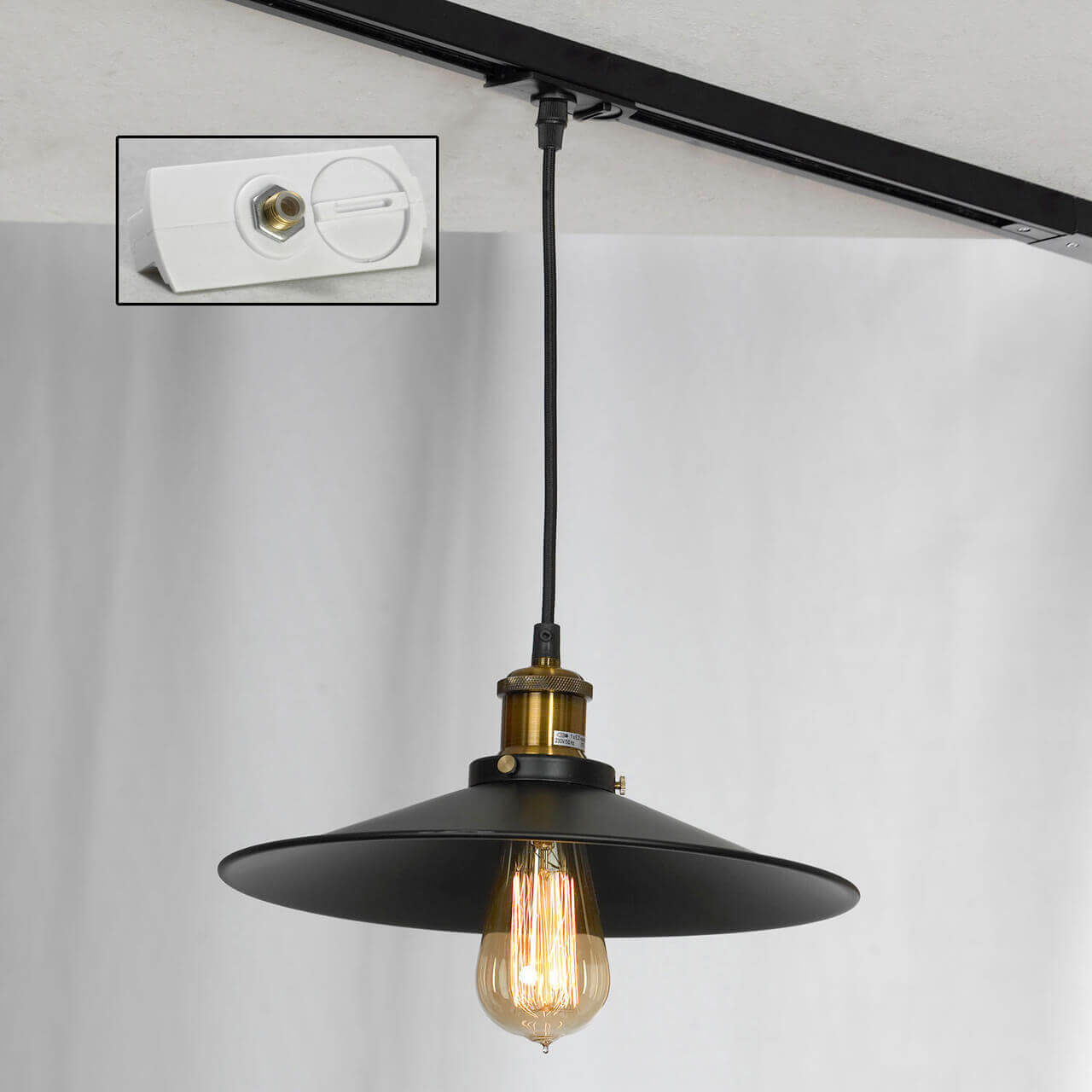 

Трековый светильник однофазный Lussole LOFT Track Lights LSP-9601-TAW, Черный, LSP-9601-TAW Track Lights ()