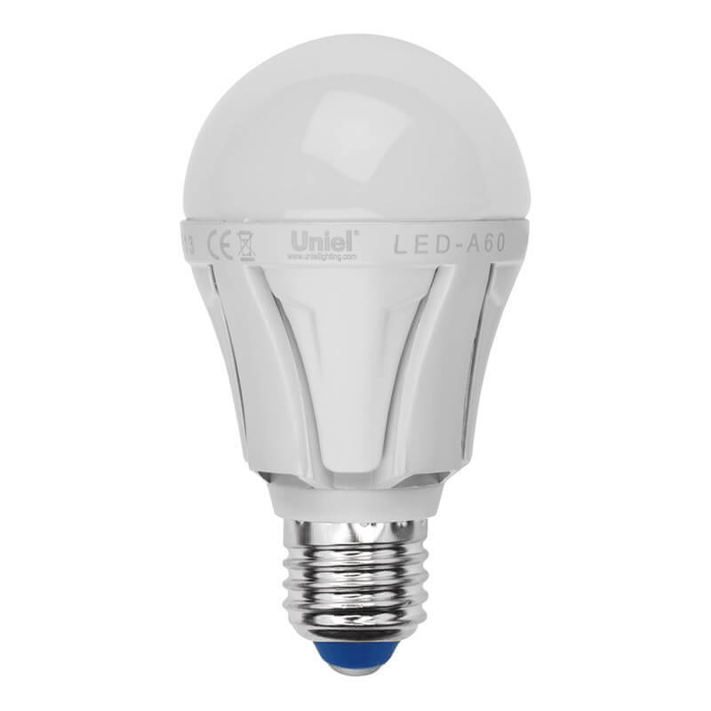 

Лампа светодиодная Uniel E27 10W 4000K матовая LED-A60 10W/NW/E27/FR PLP01WH UL-00001525, Белый, LED-A60 10W/NW/E27/FR PLP01WH Яркая