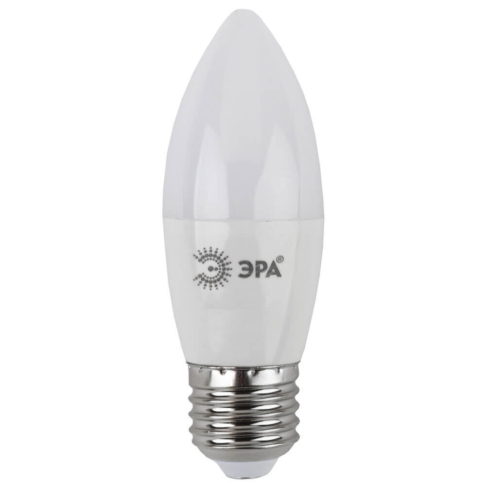 

Лампа светодиодная ЭРА E27 9W 6000K матовая LED B35-9W-860-E27 Б0031410, LED B35-9W-860-E27 LED B35