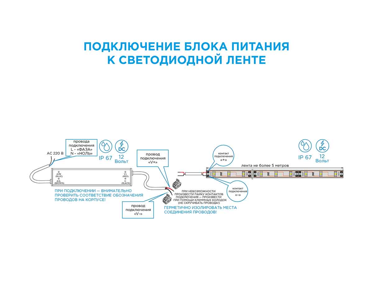 Блок питания Apeyron 12V 200W IP67 16,7A 03-107 ⚡ - купить с доставкой по  Москве и России в интернет-магазине ВамСвет