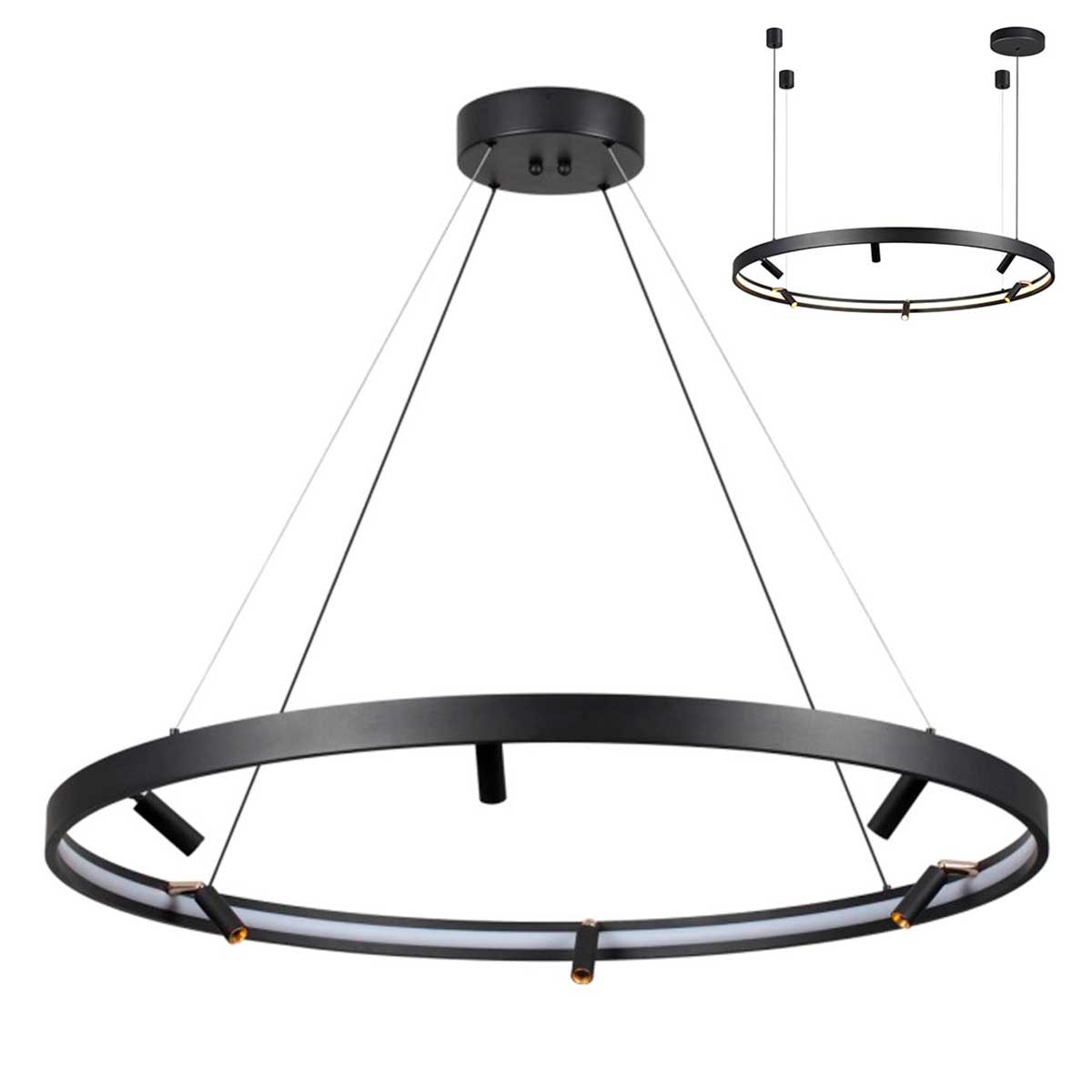 Подвесная светодиодная люстра Odeon Light Hightech Fonda 4317/93L