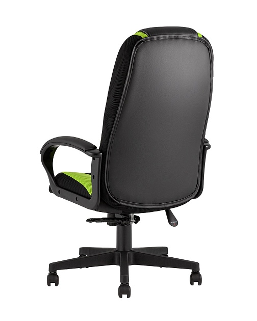 Игровое кресло TopChairs ST-Cyber 9 Green ткань/экокожа черный/зеленый ST-Cyber 9 GREEN фото 6