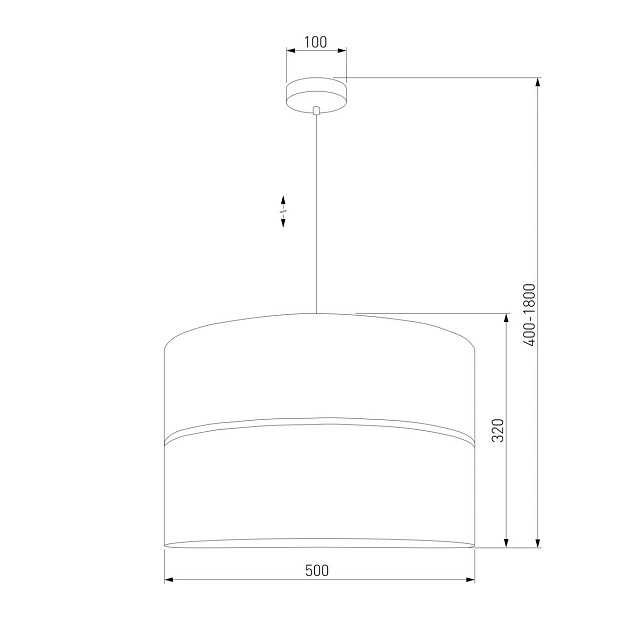 Подвесной светильник TK Lighting 534 Hilton Фото № 2