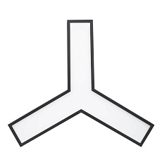 Подвесной светодиодный cветильник Geometria ЭРА Igrek SPO-142-B-40K-044 44Вт 4000К черный Б0050569 5