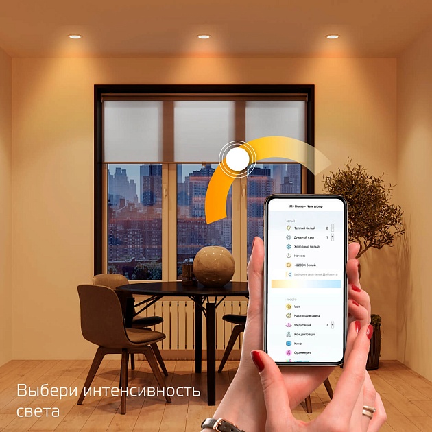 Встраиваемый светодиодный светильник Gauss Smart Home 2020122 фото 3