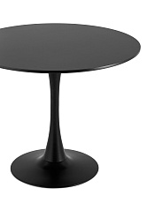 Кухонный стол Stool Group Tulip D90 черный УТ000036058 1