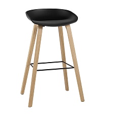 Барный стул Stool Group LIBRA черный деревян. ножки 8319 BLACK