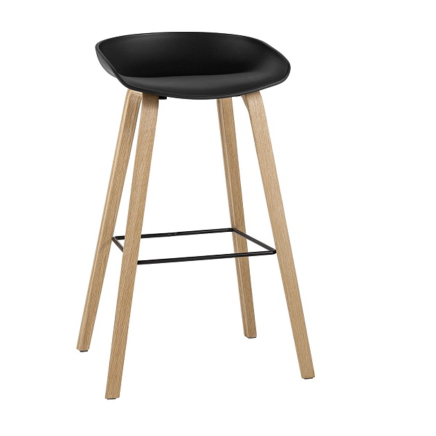 Барный стул Stool Group LIBRA черный деревян. ножки 8319 BLACK Фото № 1