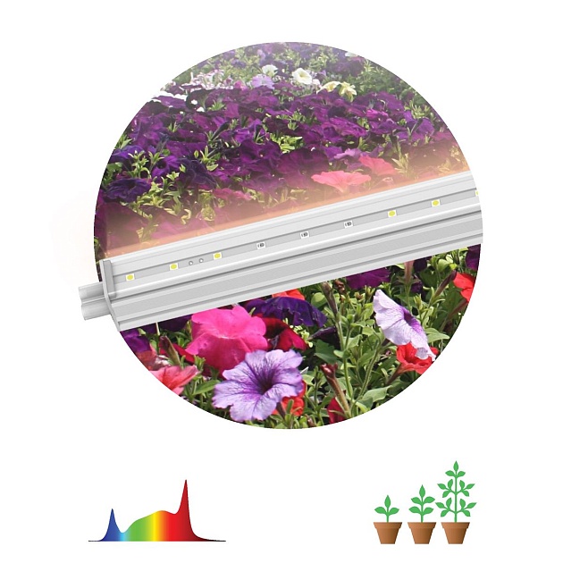Подвесной светодиодный светильник для растений ЭРА Fito-18W-T5-Ra90 Б0049313 фото 3