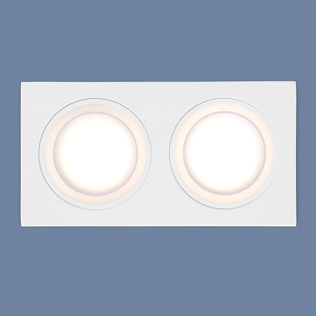 Встраиваемый светильник Elektrostandard 1091/2 MR16 белый a047722 фото 3