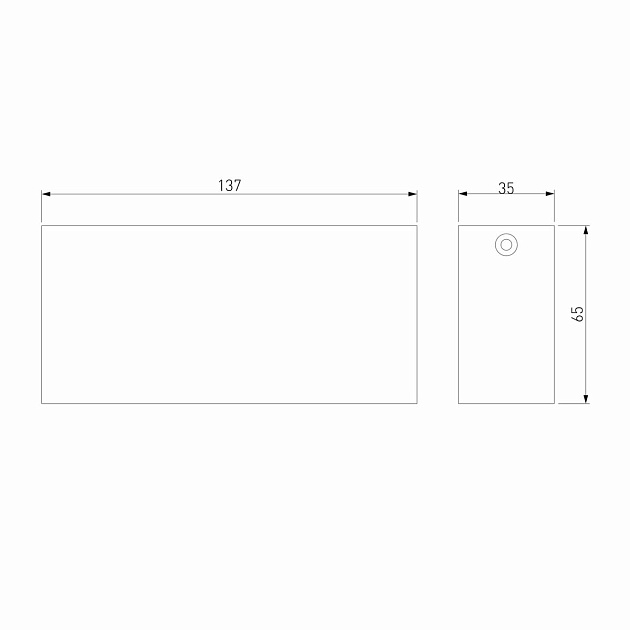 Потолочный светодиодный светильник Elektrostandard Block 25109/LED a066996 Фото № 2