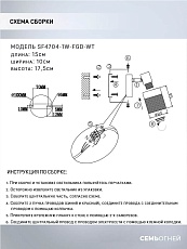 Спот Seven Fires Felikian SF4704/1W-FGD-WT 1