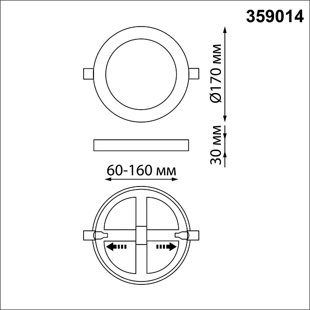 Встраиваемый светильник Novotech SPOT NT23 359014 Фото № 7